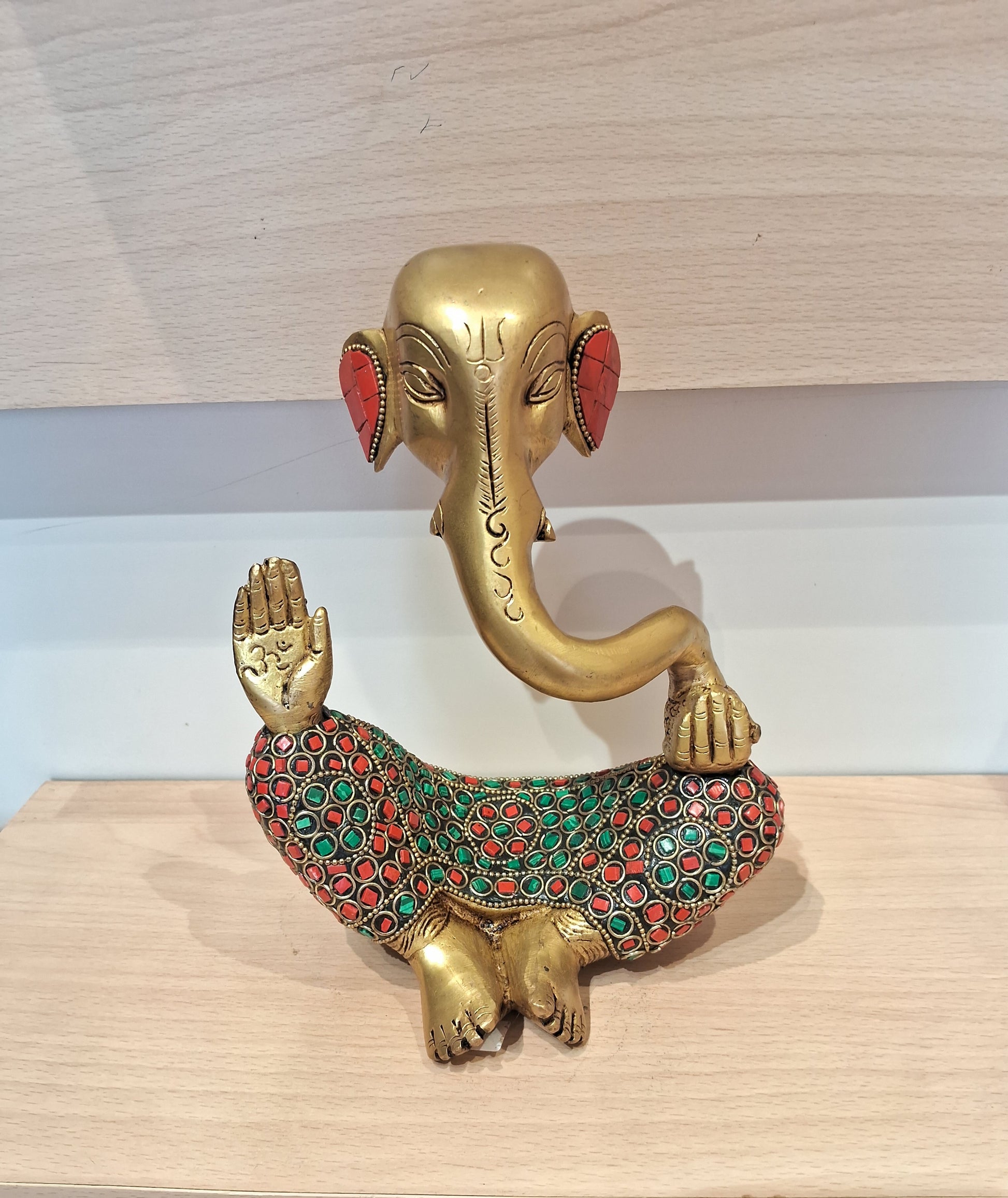 Modern Ganesha stone finish