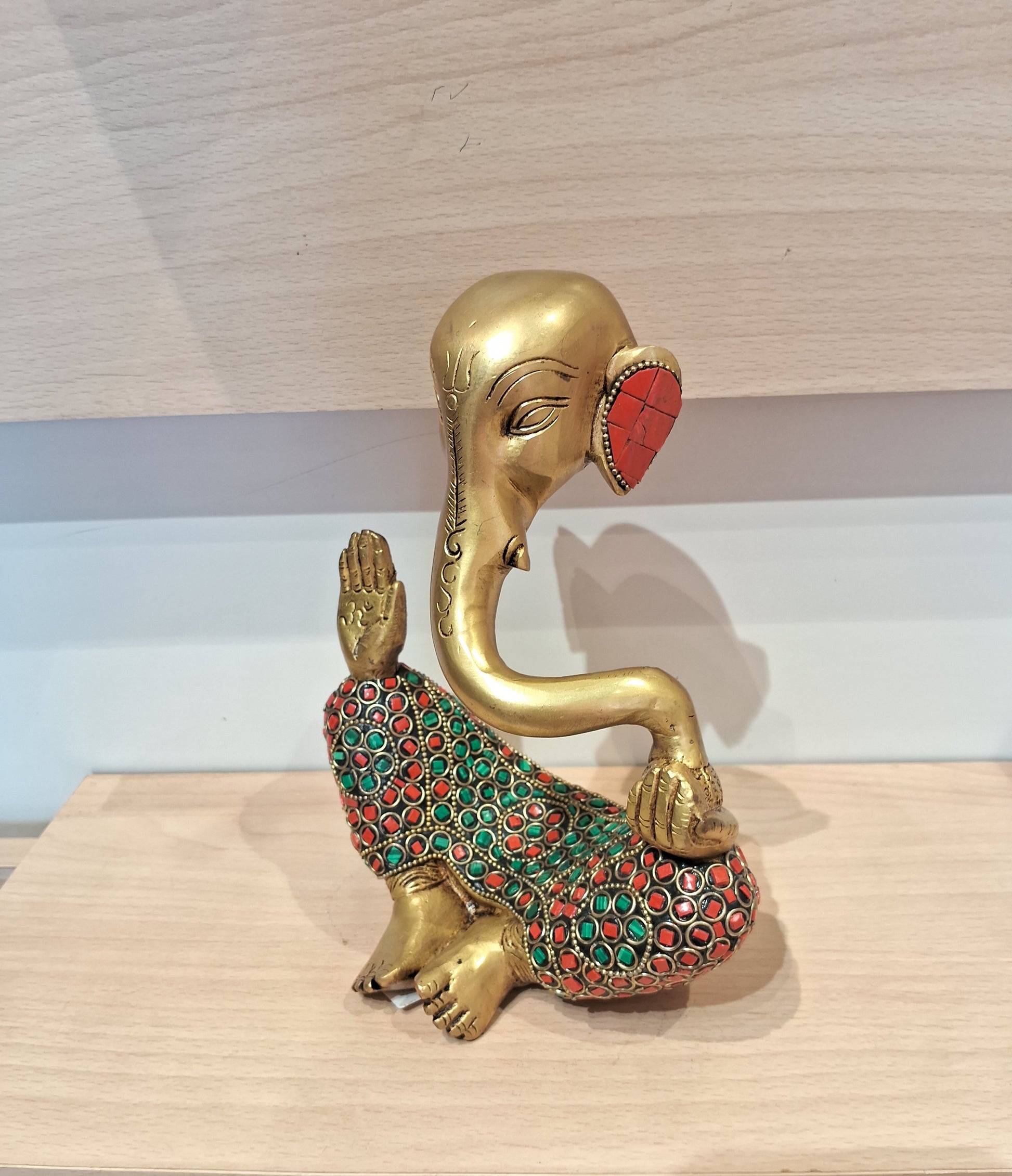 Modern Ganesha stone finish