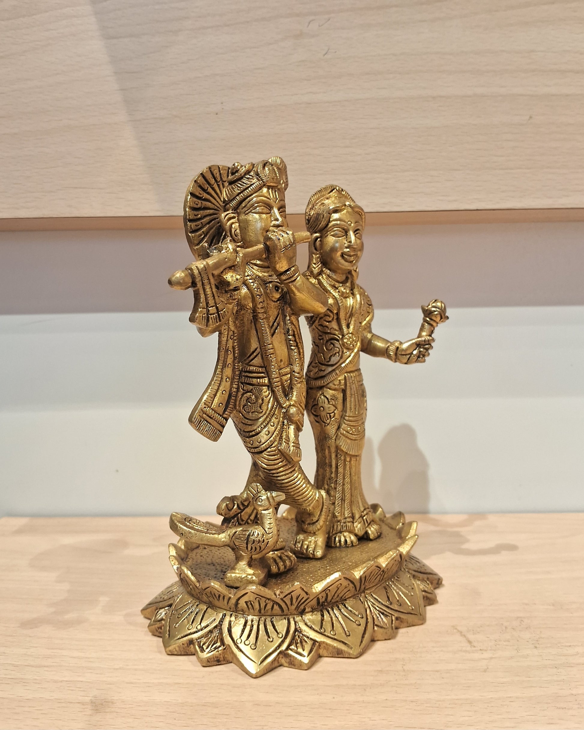 Radha krishna with lotus base