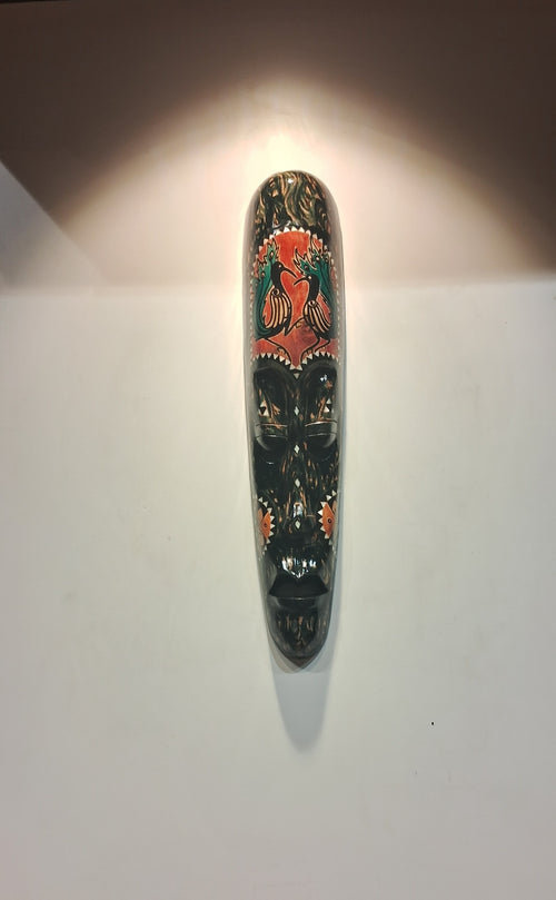 African Face Mask Black-17'