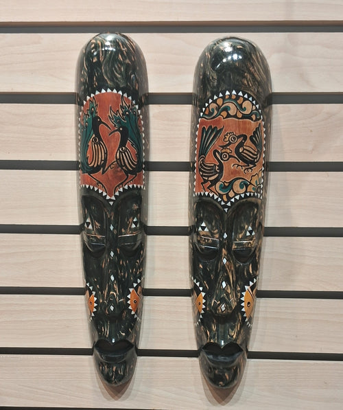 African Face Mask Black-17'