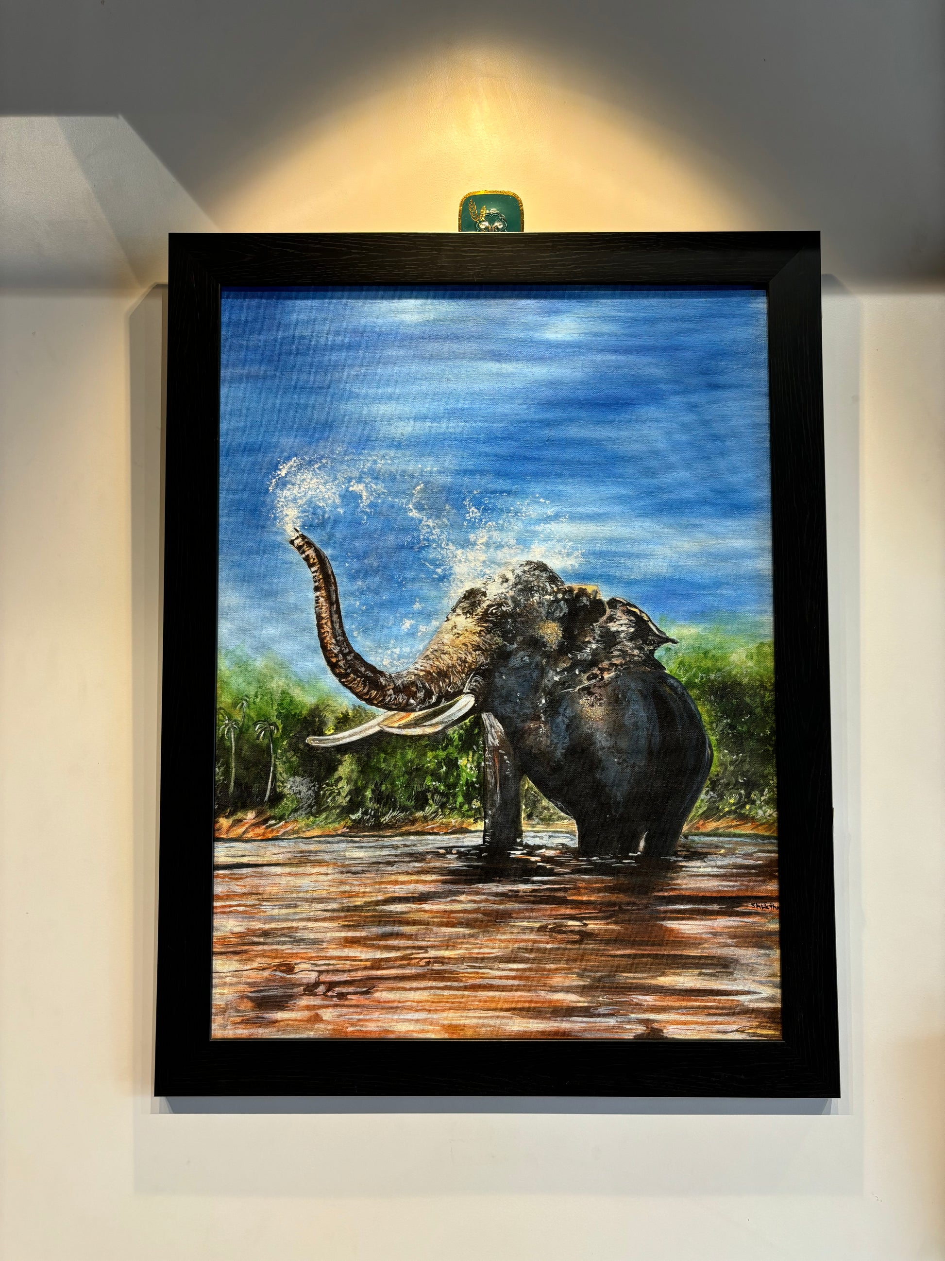Elephant Big(Canvas board painting)