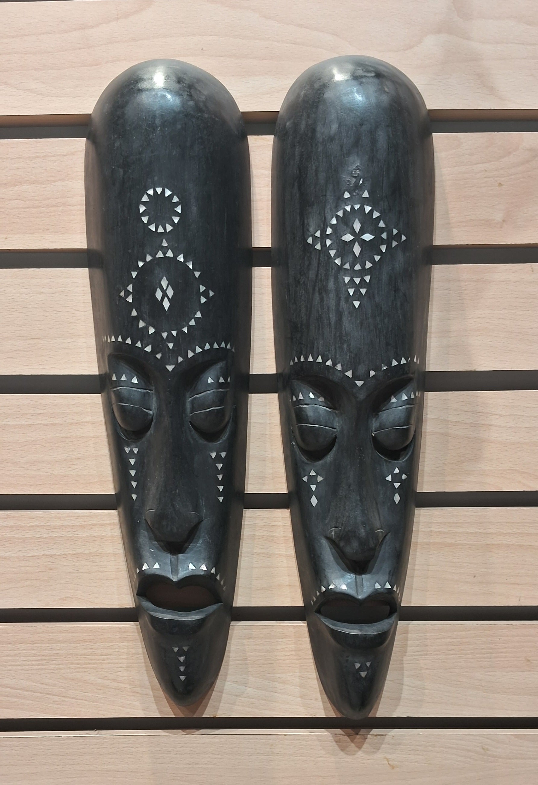 Plain African Face Mask Black