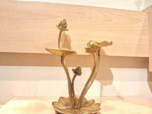 Two Leaves and Flower buds Decor piece