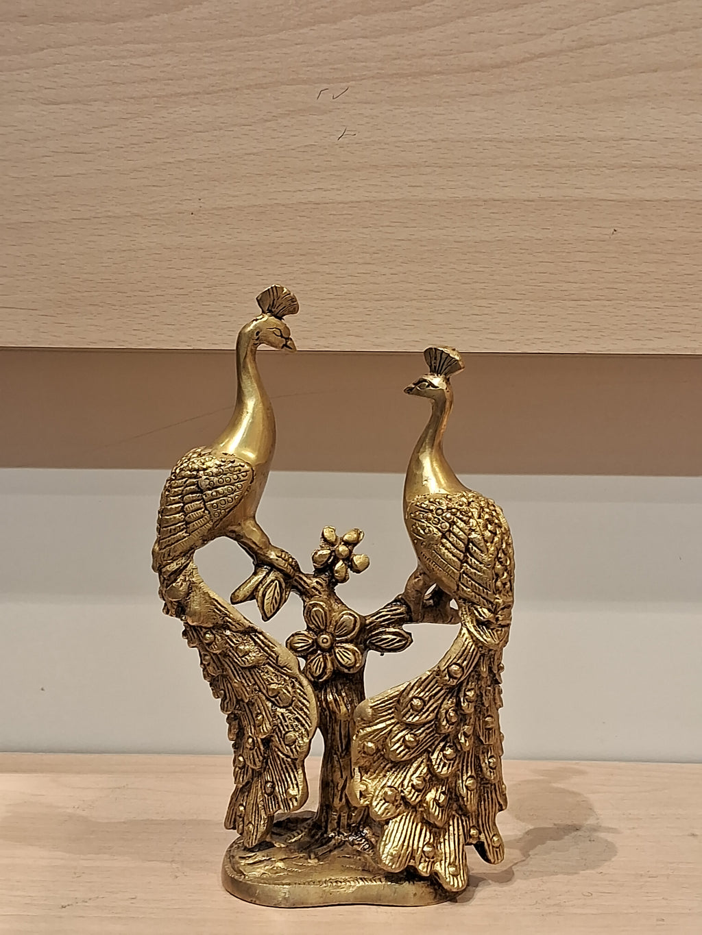Two Peacock on Tree-7"