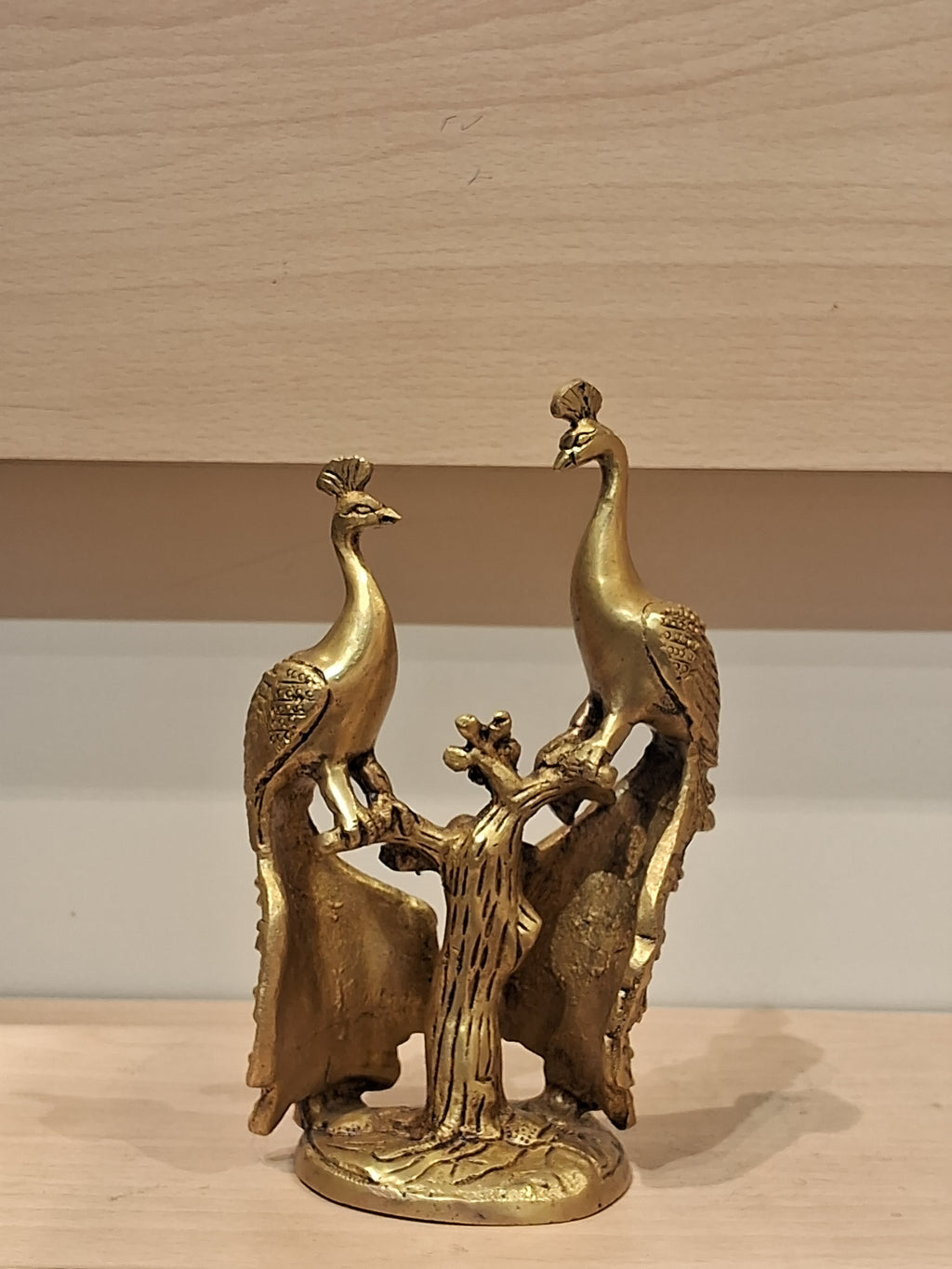 Two Peacock on Tree-7"